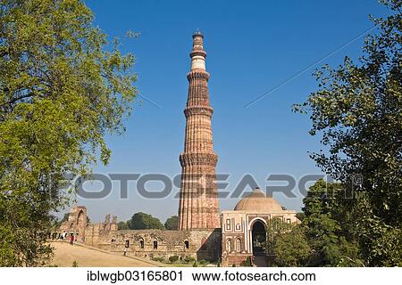 "Victory Column and the Qutb Minar or Qutub Minar Minaret of the Muslim ruler Qutb-ud-din-Aibak, a sign of his victory over the last Hindu ruler, Unesco World Heritage Site, Delhi, India, Asia" View Large Photo Image Stock Image - "Victory Column and the Qutb Minar or Qutub Minar Minaret of the Muslim ruler Qutb-ud-din-Aibak, a sign of his victory over the last Hindu ruler, Unesco World Heritage Site, Delhi, India, Asia". Fotosearch