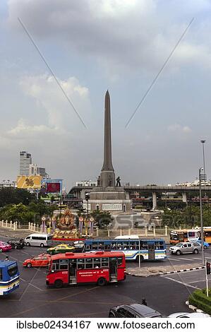 "Victory Column on a roundabout in the Ratchathewi district, Bangkok, Thailand, Asia" View Large Photo Image Stock Photo - "Victory Column on a roundabout in the Ratchathewi district, Bangkok, Thailand, Asia". Fotosearch