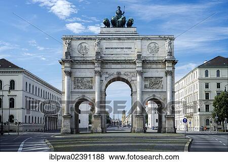 "Victory Gate in Munich, Bavaria, Germany, Europe, PublicGround, Europe" View Large Photo Image Stock Photo - "Victory Gate in Munich, Bavaria, Germany, Europe, PublicGround, Europe". Fotosearch