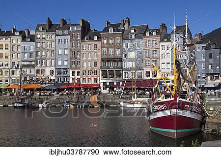 "Vieux Bassin, old harbour basin, Honfleur, Departement Calvados, Basse-Normandie, France, Europe" View Large Photo Image Stock Image - "Vieux Bassin, old harbour basin, Honfleur, Departement Calvados, Basse-Normandie, France, Europe". Fotosearch