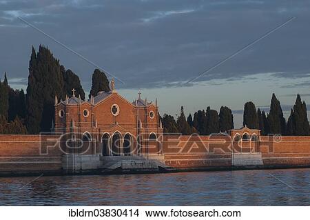 "View across Canale delle Fondamenta Nuove towards the cemetery island of Isola di San Michele, Venice, Veneto, Italy, Europe" View Large Photo Image Picture - "View across Canale delle Fondamenta Nuove towards the cemetery island of Isola di San Michele, Venice, Veneto, Italy, Europe". Fotosearch