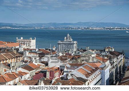 "View across Lisbon, Lisbon, Lisbon District, Portugal, Europe" View Large Photo Image Stock Photo - "View across Lisbon, Lisbon, Lisbon District, Portugal, Europe". Fotosearch