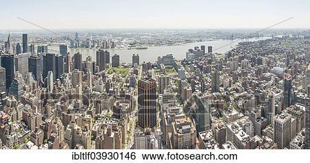 Stock Photograph - "View across Manhattan, New York City, New York, United States, North America". Fotosearch
