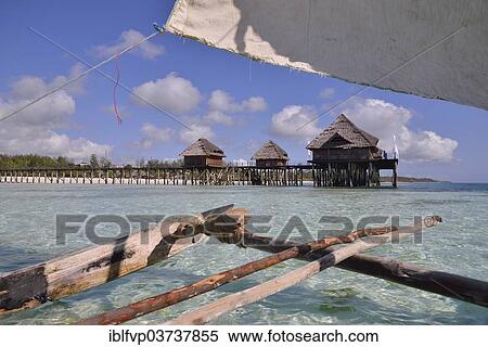 "View from a dhow onto a jetty, Dongwe Beach, Dongwe, Zanzibar, Tanzania, Africa" View Large Photo Image Stock Photography - "View from a dhow onto a jetty, Dongwe Beach, Dongwe, Zanzibar, Tanzania, Africa". Fotosearch