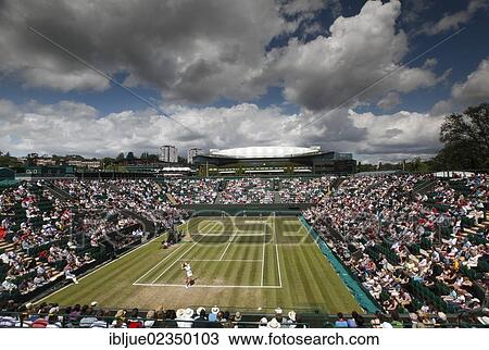 "View from above to Show Court 2, match Julia Goerges, GER, vs. Ana Ivanovic, SRB, dark clouds, Wimbledon Championships 2012 AELTC, ITF Grand Slam Tennis Tournament, London, England, United Kingdom, Europe" View Large Photo Image Stock Image - "View from above to Show Court 2, match Julia Goerges, GER, vs. Ana Ivanovic, SRB, dark clouds, Wimbledon Championships 2012 AELTC, ITF Grand Slam Tennis Tournament, London, England, United Kingdom, Europe". Fotosearch