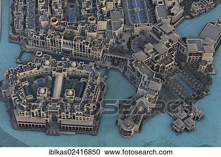 View from Burj Khalifa towards neighbourhoods built in the traditional style, Downtown Dubai, The Old Town, United Arab Emirates, Middle East, Asia View Large Photo Image Stock Image - View from Burj Khalifa towards neighbourhoods built in the traditional style, Downtown Dubai, The Old Town, United Arab Emirates, Middle East, Asia. Fotosearch