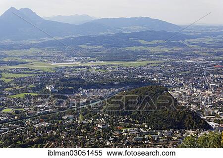 "View from Gaisberg Mountain Road towards Salzburg, with Kapuzinerberg hill at the front, Gaisberg, Kirchberg, Tyrol, Austria, Europe" View Large Photo Image Stock Photography - "View from Gaisberg Mountain Road towards Salzburg, with Kapuzinerberg hill at the front, Gaisberg, Kirchberg, Tyrol, Austria, Europe". Fotosearch