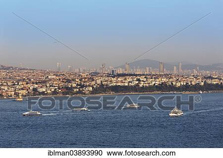 "View from Galata Tower over the Bosphorus and Uskudar, Istanbul, Asian side, Turkey, Asia" View Large Photo Image Stock Image - "View from Galata Tower over the Bosphorus and Uskudar, Istanbul, Asian side, Turkey, Asia". Fotosearch