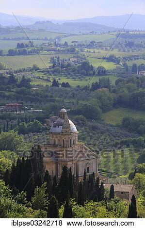 "View from Montepulciano to Chiesa San Biagio church, Montepulciano, Tuscany, Italy, Europe" View Large Photo Image Stock Photo - "View from Montepulciano to Chiesa San Biagio church, Montepulciano, Tuscany, Italy, Europe". Fotosearch