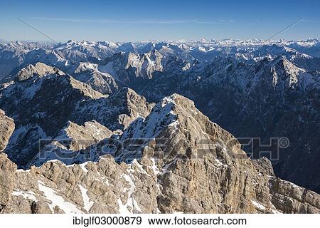 "View from Mount Zugspitze to the Eastern Alps, Garmisch-Partenkirchen, Grainau, Upper Bavaria, Bavaria, Germany, Europe, Zugspitze, Wetterstein mountain range, Eastern Alps, Grainau, Upper Bavaria, Bavaria, Germany, Europe" View Large Photo Image Stock Photo - "View from Mount Zugspitze to the Eastern Alps, Garmisch-Partenkirchen, Grainau, Upper Bavaria, Bavaria, Germany, Europe, Zugspitze, Wetterstein mountain range, Eastern Alps, Grainau, Upper Bavaria, Bavaria, Germany, Europe". Fotosearch