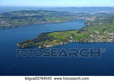 "View from Mt Burgenstock of the Hertenstein peninsula in Lake Lucerne with the town of Weggis, Canton of Lucerne, Switzerland, Europe" View Large Photo Image Stock Image - "View from Mt Burgenstock of the Hertenstein peninsula in Lake Lucerne with the town of Weggis, Canton of Lucerne, Switzerland, Europe". Fotosearch