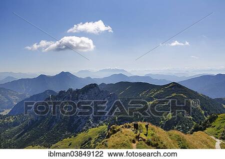 "View from Mt Croda Rossa or Rotwand across Mt Ruchenkopfe and Mt Auerspitz, Mangfall mountains, Upper Bavaria, Bavaria, Germany, Europe" View Large Photo Image Stock Image - "View from Mt Croda Rossa or Rotwand across Mt Ruchenkopfe and Mt Auerspitz, Mangfall mountains, Upper Bavaria, Bavaria, Germany, Europe". Fotosearch