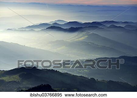 "View from Mt Saentis of the Central Alps, Schwaegalp, Canton of St. Gallen, Switzerland, Europe" View Large Photo Image Stock Photography - "View from Mt Saentis of the Central Alps, Schwaegalp, Canton of St. Gallen, Switzerland, Europe". Fotosearch