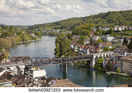 "View from Munot Fortress over the town, Schaffhausen, High Rhine, Canton of Schaffhausen, Switzerland, Europe" View Large Photo Image Stock Image - "View from Munot Fortress over the town, Schaffhausen, High Rhine, Canton of Schaffhausen, Switzerland, Europe". Fotosearch