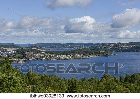 "View from Odderoya island Odderoya to Kristiansand, Kristiansand/ Sud-Norwegen, Vest-Agder, Southern Norway, Norway, Europe" View Large Photo Image Stock Photo - "View from Odderoya island Odderoya to Kristiansand, Kristiansand/ Sud-Norwegen, Vest-Agder, Southern Norway, Norway, Europe". Fotosearch
