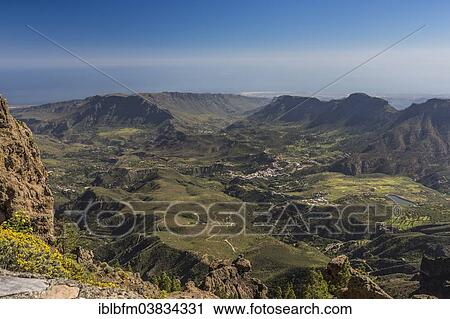 "View from Pico de las Nieves, Dunes of Maspalomas at the rear, Gran Canaria, Canary Islands, Spain, Europe" View Large Photo Image Stock Image - "View from Pico de las Nieves, Dunes of Maspalomas at the rear, Gran Canaria, Canary Islands, Spain, Europe". Fotosearch