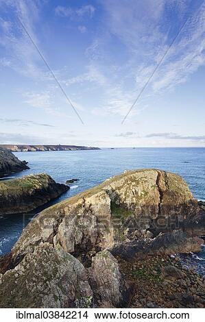 "View from Pointe du Van to Pointe du Raz, Cap Sizun Peninsula, Departement Finistere, Brittany, France, Europe" View Large Photo Image Picture - "View from Pointe du Van to Pointe du Raz, Cap Sizun Peninsula, Departement Finistere, Brittany, France, Europe". Fotosearch