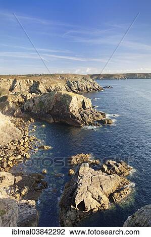 "View from Pointe du Van to Pointe du Raz, Cap Sizun peninsula, Departement Finistere, Brittany, France, Europe" View Large Photo Image Stock Image - "View from Pointe du Van to Pointe du Raz, Cap Sizun peninsula, Departement Finistere, Brittany, France, Europe". Fotosearch