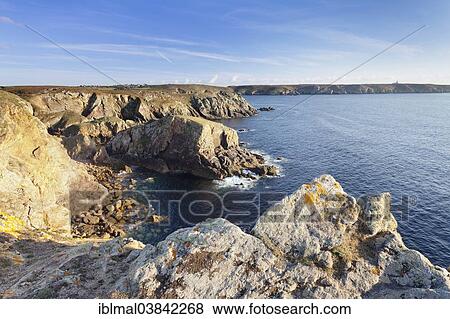 "View from Pointe du Van to Pointe du Raz, Cap Sizun peninsula, Departement Finistere, Brittany, France, Europe" View Large Photo Image Stock Photo - "View from Pointe du Van to Pointe du Raz, Cap Sizun peninsula, Departement Finistere, Brittany, France, Europe". Fotosearch
