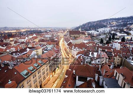 "View from St. Nicholas Church, Prague, Czech Republic, Europe" View Large Photo Image Picture - "View from St. Nicholas Church, Prague, Czech Republic, Europe". Fotosearch