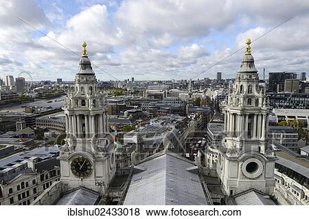"View from St. Paul's Cathedral, London, England, United Kingdom, Europe" View Large Photo Image Stock Photo - "View from St. Paul's Cathedral, London, England, United Kingdom, Europe". Fotosearch