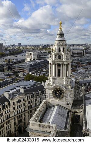 Stock Photograph - "View from St. Paul's Cathedral, London, England, United Kingdom, Europe". Fotosearch