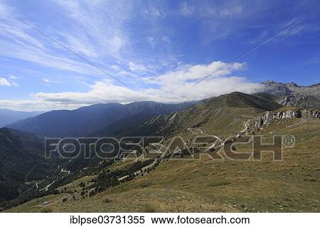 "View from Tenda Pass over the Roya Valley, Tende, Departement Alpes-Maritimes, Region Provence-Alpes-Cote d’Azur, France, Europe" View Large Photo Image Stock Photography - "View from Tenda Pass over the Roya Valley, Tende, Departement Alpes-Maritimes, Region Provence-Alpes-Cote d’Azur, France, Europe". Fotosearch