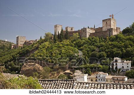 "View from the Albayzin district towards the Alhambra, Granada, Andalucia, Spain, Europe, PublicGround, Europe" View Large Photo Image Stock Image - "View from the Albayzin district towards the Alhambra, Granada, Andalucia, Spain, Europe, PublicGround, Europe". Fotosearch