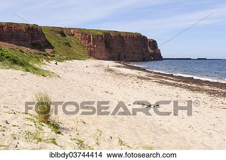 "View from the beach of the Heligoland Lowlands towards the rocks of the Upperlands, Helgoland, Schleswig-Holstein, Germany, Europe" View Large Photo Image Picture - "View from the beach of the Heligoland Lowlands towards the rocks of the Upperlands, Helgoland, Schleswig-Holstein, Germany, Europe". Fotosearch