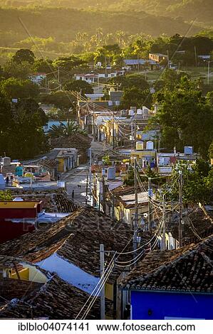 "View from the bell tower of the church Convento de San Francisco de Asis onto the city, Trinidad, Cuba, North America" View Large Photo Image Stock Image - "View from the bell tower of the church Convento de San Francisco de Asis onto the city, Trinidad, Cuba, North America". Fotosearch