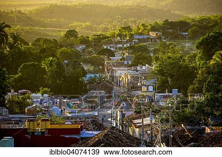 "View from the bell tower of the church Convento de San Francisco de Asis onto the city, Trinidad, Cuba, North America" View Large Photo Image Stock Photo - "View from the bell tower of the church Convento de San Francisco de Asis onto the city, Trinidad, Cuba, North America". Fotosearch