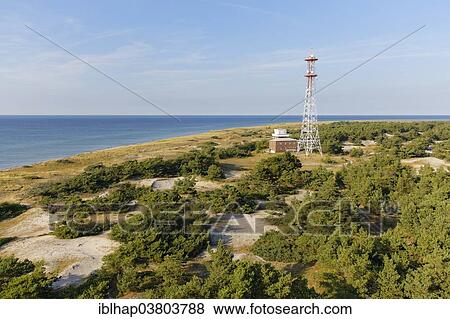"View from the Leuchtturm Darsser Ort lighthouse, Darss, Western Pomerania Lagoon Area National Park, Mecklenburg-Vorpommern, Germany, Europe" View Large Photo Image Stock Photo - "View from the Leuchtturm Darsser Ort lighthouse, Darss, Western Pomerania Lagoon Area National Park, Mecklenburg-Vorpommern, Germany, Europe". Fotosearch