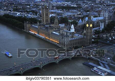 "View from the London Eye on Westminster Bridge, Houses of Parliament, and Elizabeth Tower clock tower, London, England, United Kingdom, Europe" View Large Photo Image Stock Image - "View from the London Eye on Westminster Bridge, Houses of Parliament, and Elizabeth Tower clock tower, London, England, United Kingdom, Europe". Fotosearch