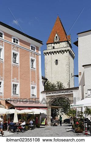 "View from the main square to the castle, Freistadt, Muehlviertel region, Upper Austria, Austria, Europe, PublicGround, Europe" View Large Photo Image Stock Photo - "View from the main square to the castle, Freistadt, Muehlviertel region, Upper Austria, Austria, Europe, PublicGround, Europe". Fotosearch