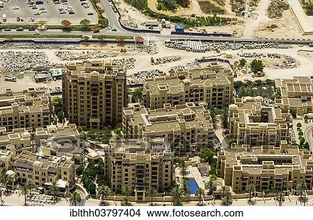 "View from the observation deck of Burj Khalifa, Downtown Dubai, Dubai, United Arab Emirates, Asia" View Large Photo Image Picture - "View from the observation deck of Burj Khalifa, Downtown Dubai, Dubai, United Arab Emirates, Asia". Fotosearch