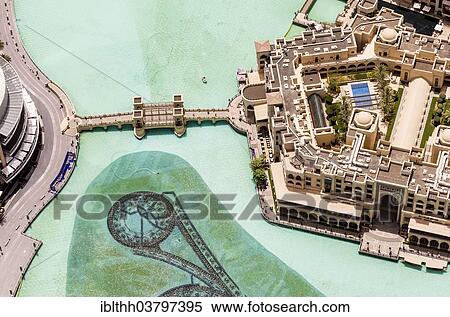 "View from the observation deck of Burj Khalifa, Downtown Dubai, Dubai, United Arab Emirates, Asia" View Large Photo Image Stock Photography - "View from the observation deck of Burj Khalifa, Downtown Dubai, Dubai, United Arab Emirates, Asia". Fotosearch
