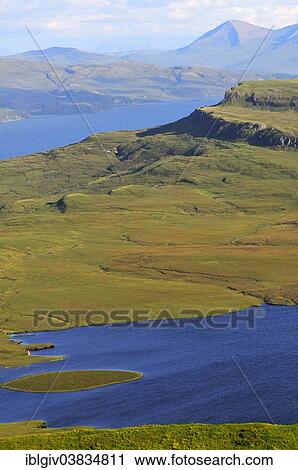 "View from the Old Man of Storr across the Isle of Skye and the Scottish mainland, Ross, Skye and Lochaber, Isle of Skye, Scotland, United Kingdom, Europe" View Large Photo Image Stock Image - "View from the Old Man of Storr across the Isle of Skye and the Scottish mainland, Ross, Skye and Lochaber, Isle of Skye, Scotland, United Kingdom, Europe". Fotosearch