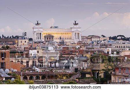 "View from the Pincio to the National Monument Monumento Nazionale a Vittorio Emanuele II, Altare della Patria, Rome, Lazio, Italy, Europe" View Large Photo Image Stock Image - "View from the Pincio to the National Monument Monumento Nazionale a Vittorio Emanuele II, Altare della Patria, Rome, Lazio, Italy, Europe". Fotosearch