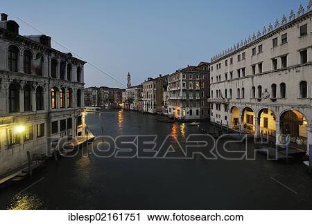 "View from the Rialto Bridge on the Grand Canal, Canal Grande, towards the Santi Apostoli church, Palazzo dei Camerlenghi, Fondaco dei Tedeschi, Venice, Venezia, Veneto, Italy, Europe" View Large Photo Image Stock Image - "View from the Rialto Bridge on the Grand Canal, Canal Grande, towards the Santi Apostoli church, Palazzo dei Camerlenghi, Fondaco dei Tedeschi, Venice, Venezia, Veneto, Italy, Europe". Fotosearch