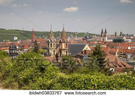 "View from the Wine Trail on Schlossberg hill of the city, Wurzburg, Franconia, Bavaria, Germany, Europe" View Large Photo Image Stock Photo - "View from the Wine Trail on Schlossberg hill of the city, Wurzburg, Franconia, Bavaria, Germany, Europe". Fotosearch