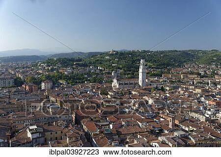 "View from Torre dei Lamberti over the city with Verona Cathedral, Verona, Veneto, Italy, Europe" View Large Photo Image Stock Image - "View from Torre dei Lamberti over the city with Verona Cathedral, Verona, Veneto, Italy, Europe". Fotosearch
