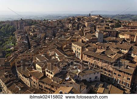 View from Torre del Mangia, the town hall tower, over the historic town centre, Siena, Tuscany region, province of Siena, Italy, Europe View Large Photo Image Stock Image - View from Torre del Mangia, the town hall tower, over the historic town centre, Siena, Tuscany region, province of Siena, Italy, Europe. Fotosearch
