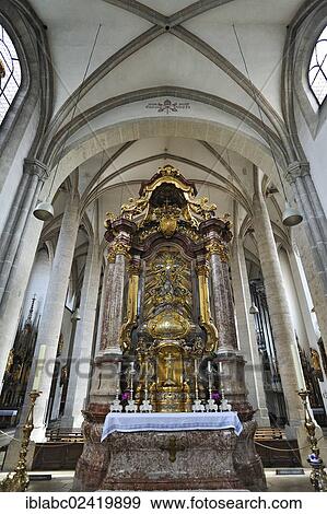 View from Willibaldschor, western choir, into the nave of Eichstaett Cathedral, Eichstaett, Bavaria, Germany, Europe View Large Photo Image Stock Photo - View from Willibaldschor, western choir, into the nave of Eichstaett Cathedral, Eichstaett, Bavaria, Germany, Europe. Fotosearch