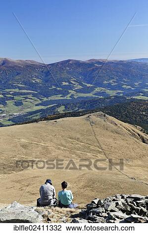 "View from Zirbitzkogel mountain across the valley towards Obdach, Seetal Alps, Styria, Austria, Europe" View Large Photo Image Stock Image - "View from Zirbitzkogel mountain across the valley towards Obdach, Seetal Alps, Styria, Austria, Europe". Fotosearch