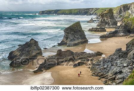 "View of beach with slate outcrops, Bedruthan Steps, Bedruthan, Cornwall, England, United Kingdom, Europe" View Large Photo Image Stock Image - "View of beach with slate outcrops, Bedruthan Steps, Bedruthan, Cornwall, England, United Kingdom, Europe". Fotosearch