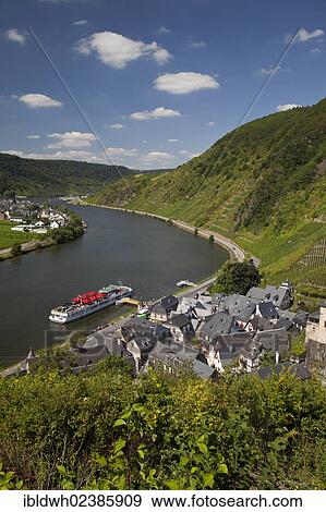"View of Beilstein and the Mosellele Valley as seen from Metternich castle, Moselle river, Rhineland-Palatinate, Germany, Europe" View Large Photo Image Stock Photo - "View of Beilstein and the Mosellele Valley as seen from Metternich castle, Moselle river, Rhineland-Palatinate, Germany, Europe". Fotosearch