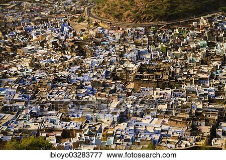"View of Bundi from Taragarh Fort, Bundi, Rajasthan, India, Asia" View Large Photo Image Stock Photo - "View of Bundi from Taragarh Fort, Bundi, Rajasthan, India, Asia". Fotosearch