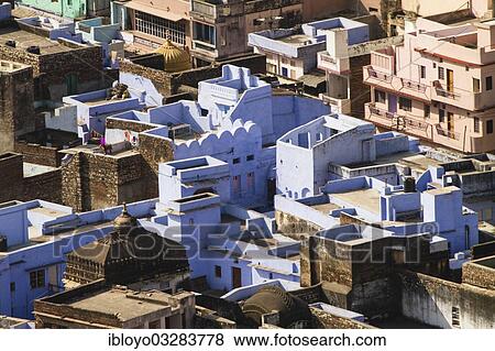 "View of Bundi from Taragarh Fort, Bundi, Rajasthan, India, Asia" View Large Photo Image Stock Photo - "View of Bundi from Taragarh Fort, Bundi, Rajasthan, India, Asia". Fotosearch