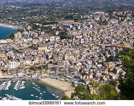 "View of Castellammare del Golfo, with Arab-Norman castell, Province of Trapani, Sicily, Italy, Europe" View Large Photo Image Stock Image - "View of Castellammare del Golfo, with Arab-Norman castell, Province of Trapani, Sicily, Italy, Europe". Fotosearch