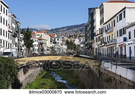 "View of Funchal and the old river bed in Madeira, Santa Luzia, Funchal, Madeira, Portugal, Europe" View Large Photo Image Stock Image - "View of Funchal and the old river bed in Madeira, Santa Luzia, Funchal, Madeira, Portugal, Europe". Fotosearch